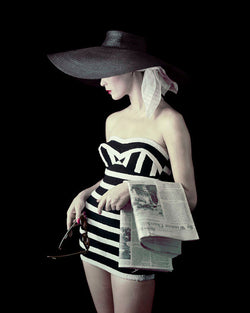 Jean Patchett wearing a swimsuit, 1953 — Limited Edition Print - Milton H. Greene