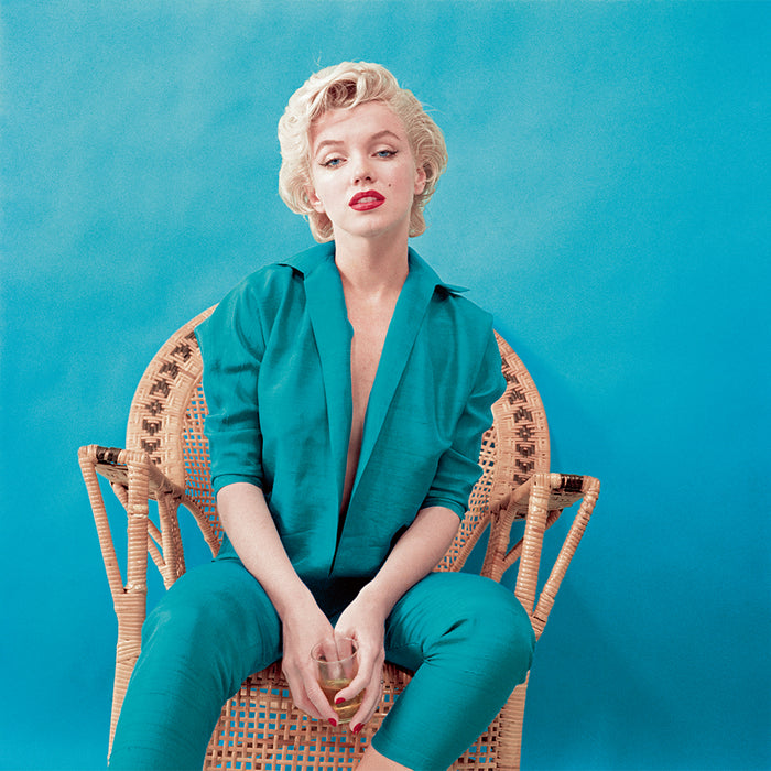 Marilyn Monroe in blue, 1954 — Limited Edition Print - Milton H. Greene