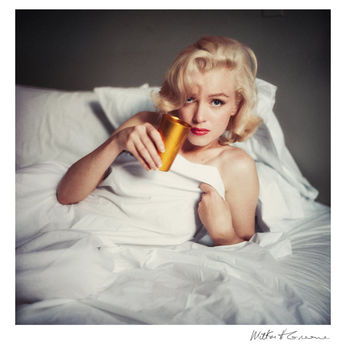 Marilyn Monroe laying in bed, 1953 — Limited Edition Print - Milton H. Greene