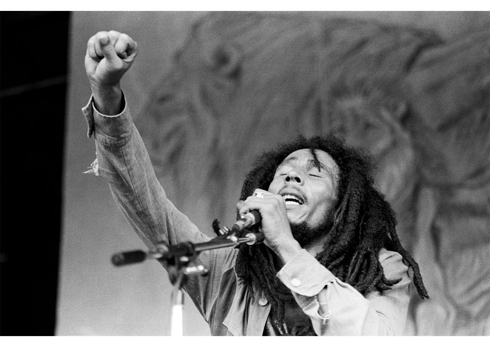 Bob Marley at Berkshire Music Glen, 1978 — Open Edition Print - Michael Grecco
