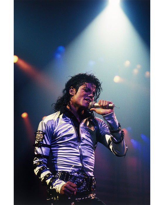 Michael Jackson performing in Los Angeles, 1989 — Limited Edition Print - Michael Grecco