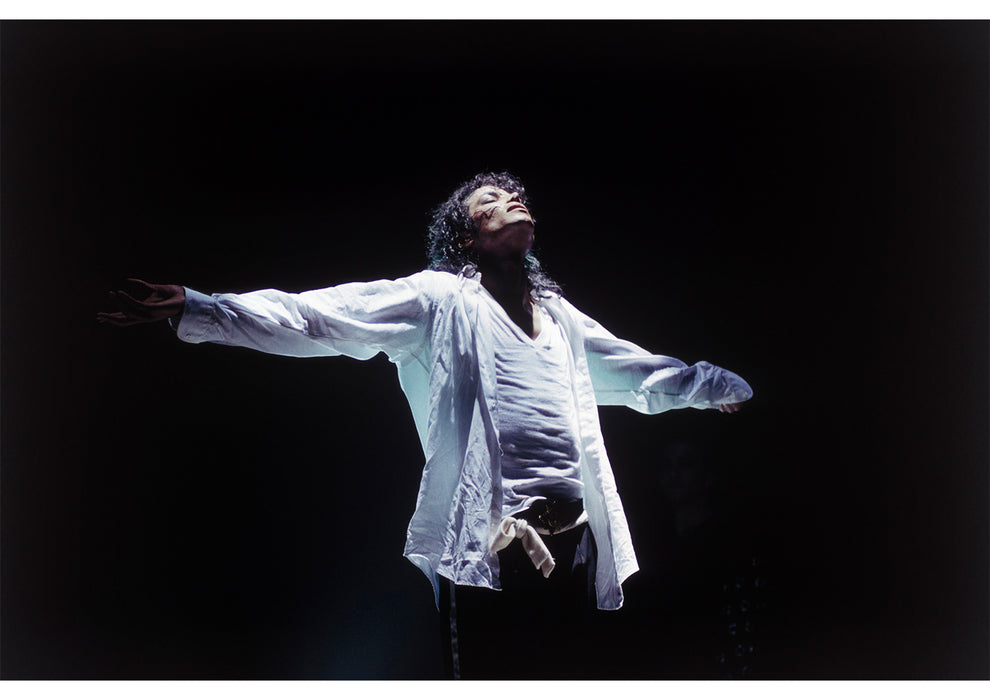 Michael Jackson at the LA Sports Arena, 1989 — Open Edition Print - Michael Grecco