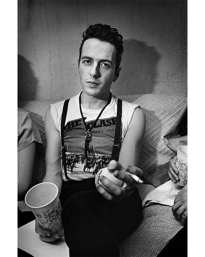 Joe Strummer of The Clash in Boston, Massachusetts, 1981 — Limited Edition Print - Michael Grecco