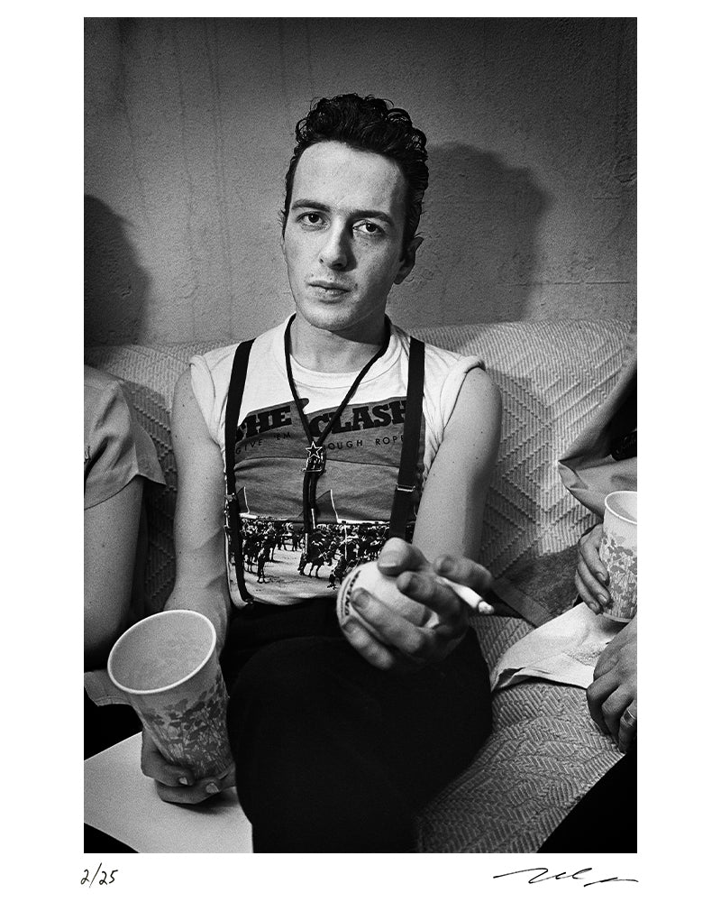 Joe Strummer of The Clash in Boston, Massachusetts, 1981 — Limited Edition Print - Michael Grecco