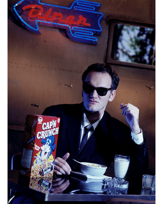 Quentin Tarantino at the Hollywood Grill, 1995 — Limited Edition Print - Michael Grecco
