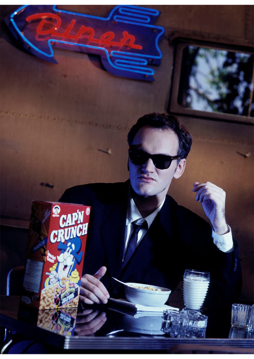 Quentin Tarantino at the Hollywood Grill, 1995 — Open Edition Print - Michael Grecco