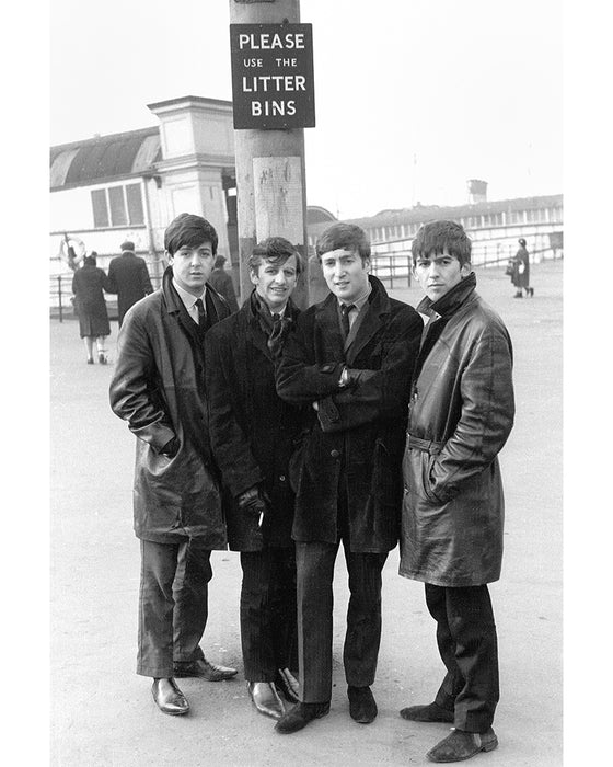 The Beatles on the Liverpool Docks, 1963 — Limited Edition Print - Michael Ward