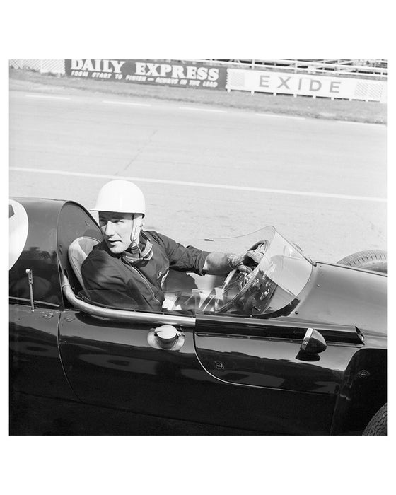Stirling Moss in his racecar, 1958 — Limited Edition Print - Michael Ward