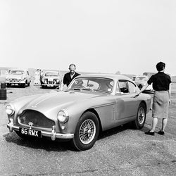 Stirling Moss at the Silverstone British Grand Prix, 1958 — Limited Edition Print - Michael Ward
