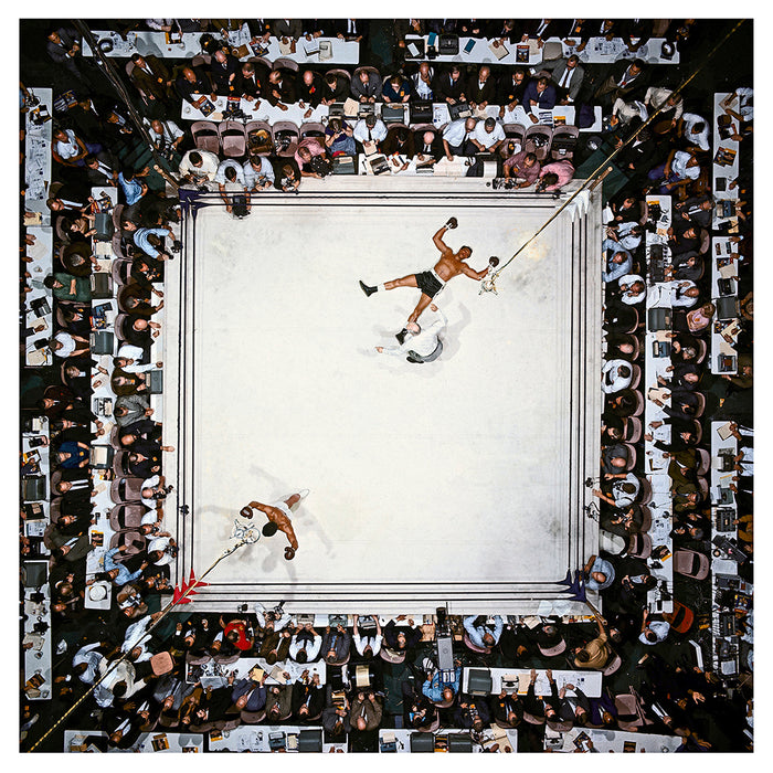 Muhammad Ali vs. Cleveland Williams overhead shot, 1966 — Limited Edition Print - Neil Leifer