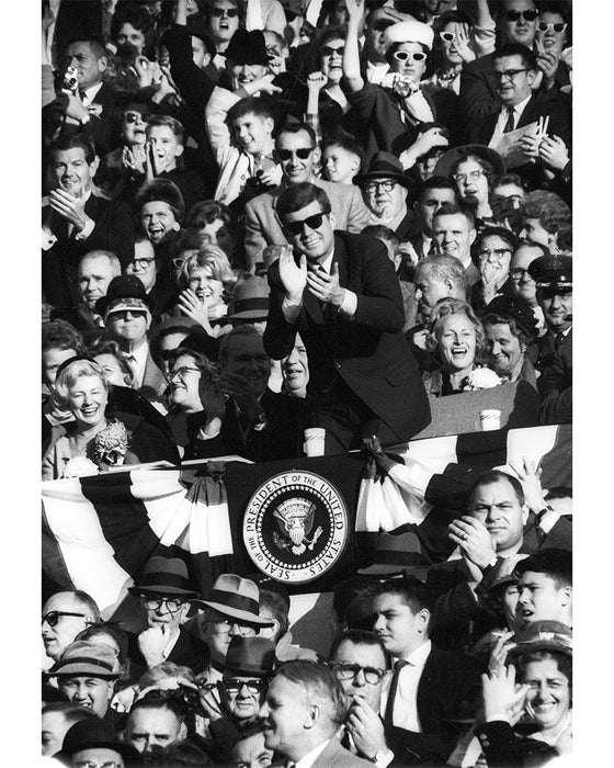 John F. Kennedy at an Army vs Navy game, 1962 — Limited Edition Print - Neil Leifer