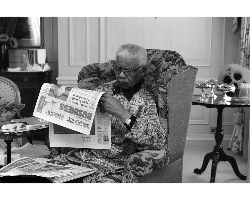 Nelson Mandela before his 90th birthday tribute, 2008 — Limited Edition Print - Terry O'Neill
