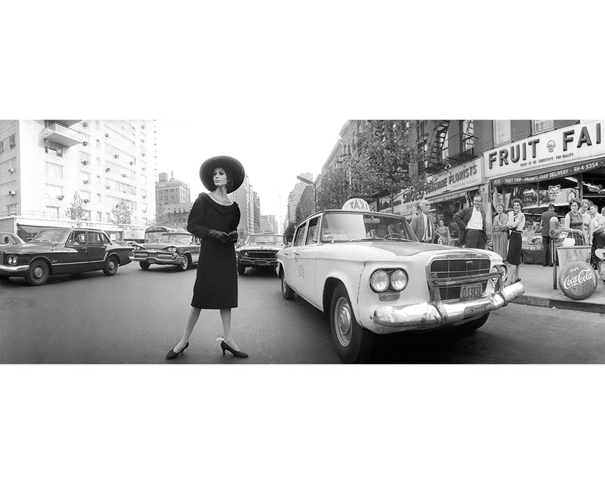 Panorama NYC traffic, 1963 — Limited Edition Print - Norman Parkinson