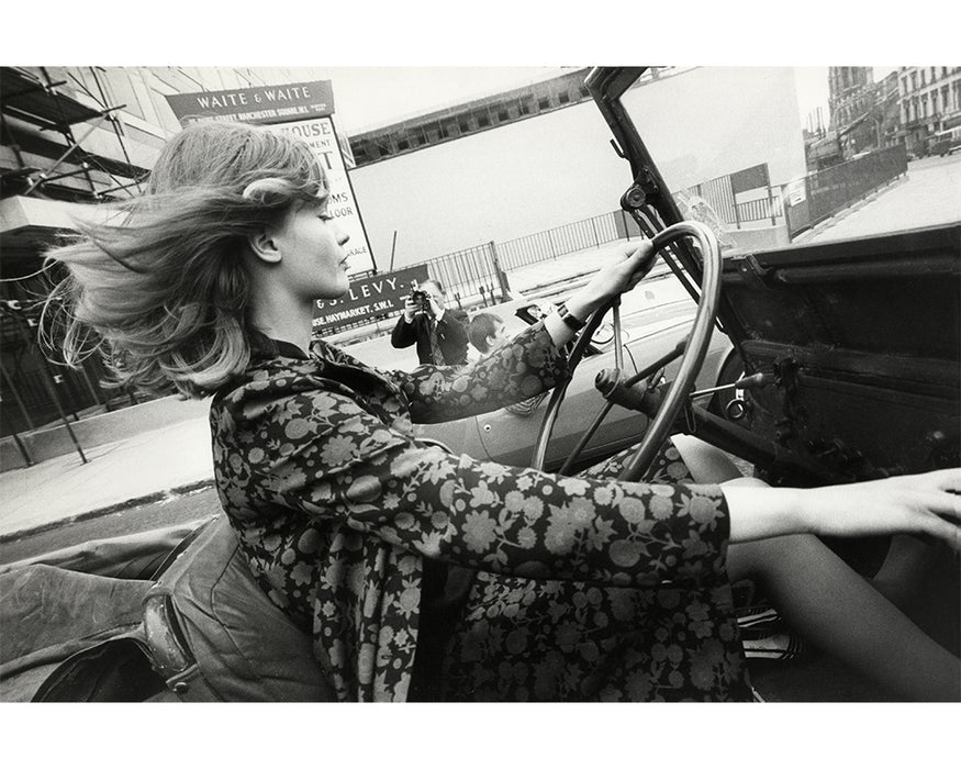 Celia Hammond behind the wheel, 1964 — Limited Edition Print - Norman Parkinson