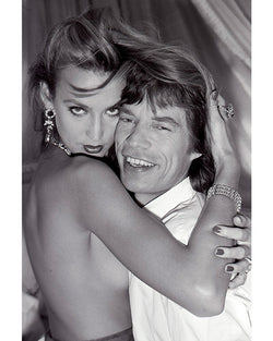 Jerry Hall and Mick Jagger in London, 1981 – Limited Edition Print by Norman Parkinson – Limited Edition Print.