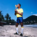 Pelé kisses the World Cup Trophy on the beach in Santos, Brazil in April 2013 —  Limited Edition Print - Terry O’Neill