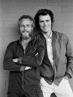 Paul Newman & Clint Eastwood at a Tucson motel, 1972 - Limited Edition Print by Terry O'Neill – Limited Edition Print.