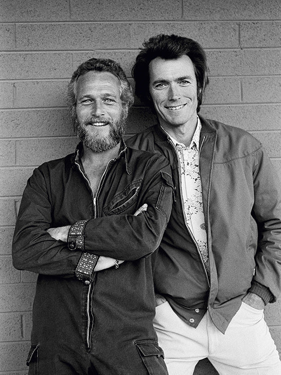 Paul Newman & Clint Eastwood at a Tucson motel, 1972 — Limited Edition Print - Terry O'Neill
