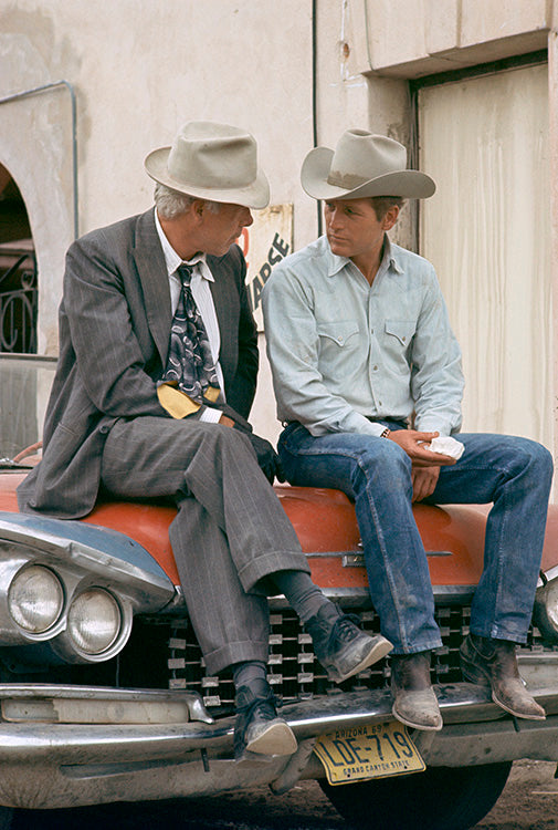 Paul Newman & Lee Marvin in Tucson, 1972 — Limited Edition Print - Terry O'Neill