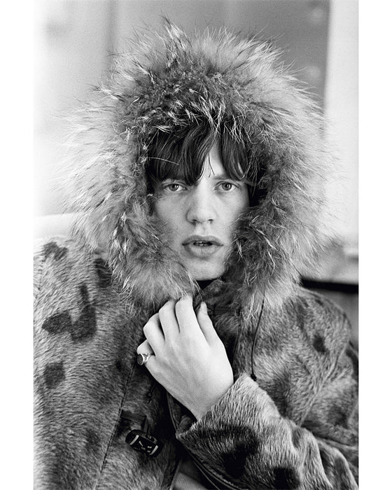 Mick Jagger in a fur parka, 1964 — Limited Edition Print - Terry O'Neill