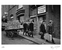 The Rolling Stones outside Donmar Theatre, 1964 – Limited Edition Print by Terry O'Neill – Limited Edition Print.