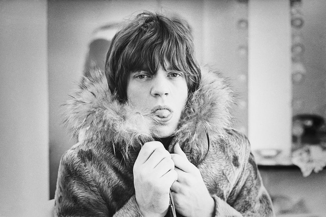 Mick Jagger poking his tongue out, 1964 — Limited Edition Print - Terry O'Neill