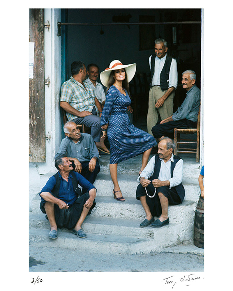 Raquel Welch filming The Beloved, 1970 by Terry O'Neill – Limited Edition Print.