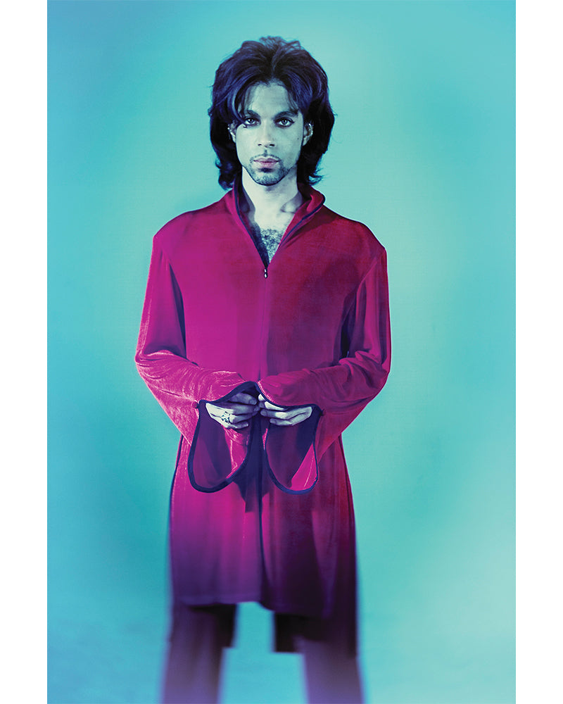 Prince posing in velvet — Limited Edition Print - Steve Parke | Iconic ...