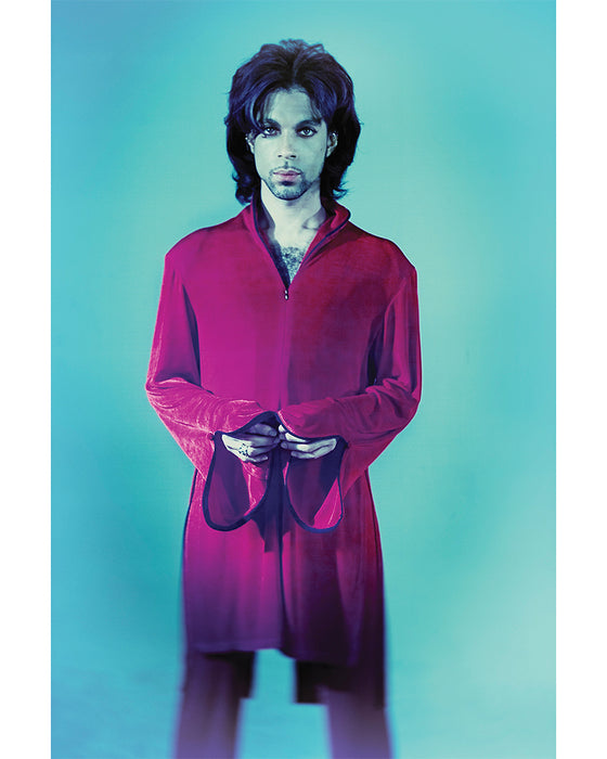Prince posing in velvet — Limited Edition Print - Steve Parke