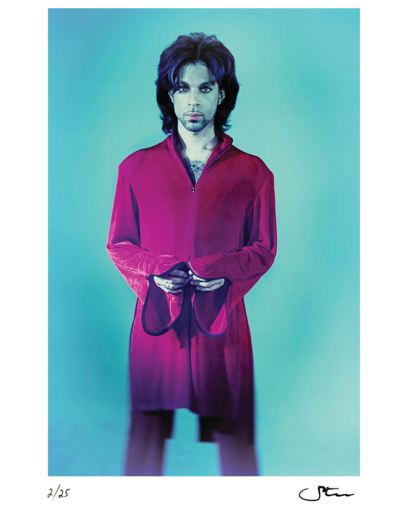Prince in velvet by Steve Parke – Limited Edition Print.