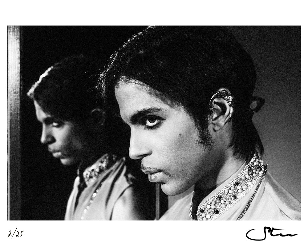 Prince and his reflection by Steve Parke – Limited Edition Print.