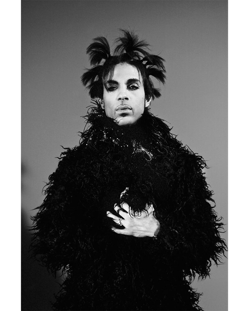 Prince wearing black and white — Limited Edition Print - Steve Parke