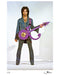 Prince with his signature guitar — Limited Edition Print - Steve Parke