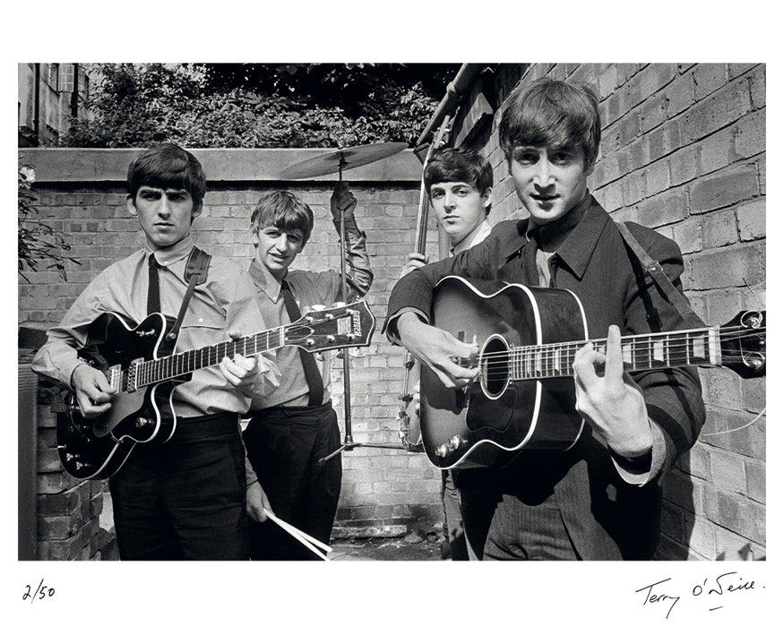 The Beatles at Abbey Road, 1963 — Limited Edition Print - Terry O'Neill