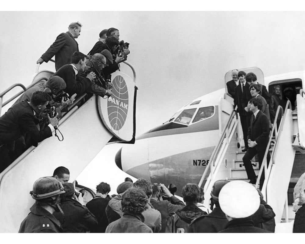 The Beatles leaving for The United States, 1964 — Limited Edition Print