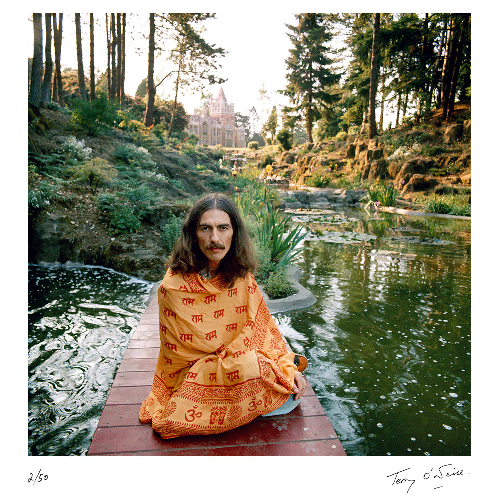 George Harrison at his home in Friar Park, 1975 — Limited Edition Print - Terry O'Neill