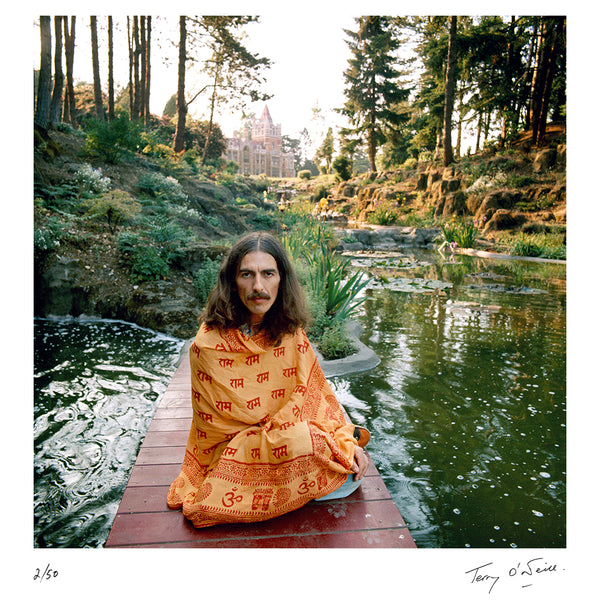 George Harrison at his home in Friar Park, 1975 — Limited Edition Print - Terry O'Neill