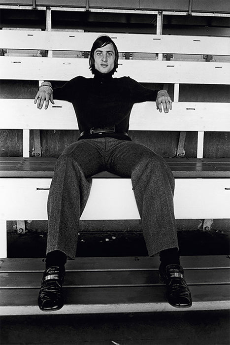 Johan Cruyff sitting in the stands, mid 1970s — Limited Edition Print