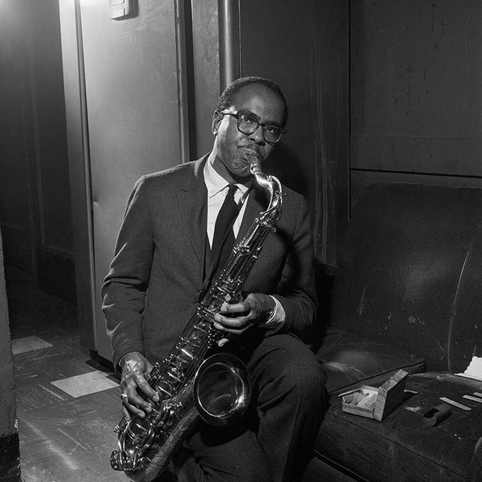 Benny Golson playing the saxophone backstage — Limited Edition Print - Ted Williams