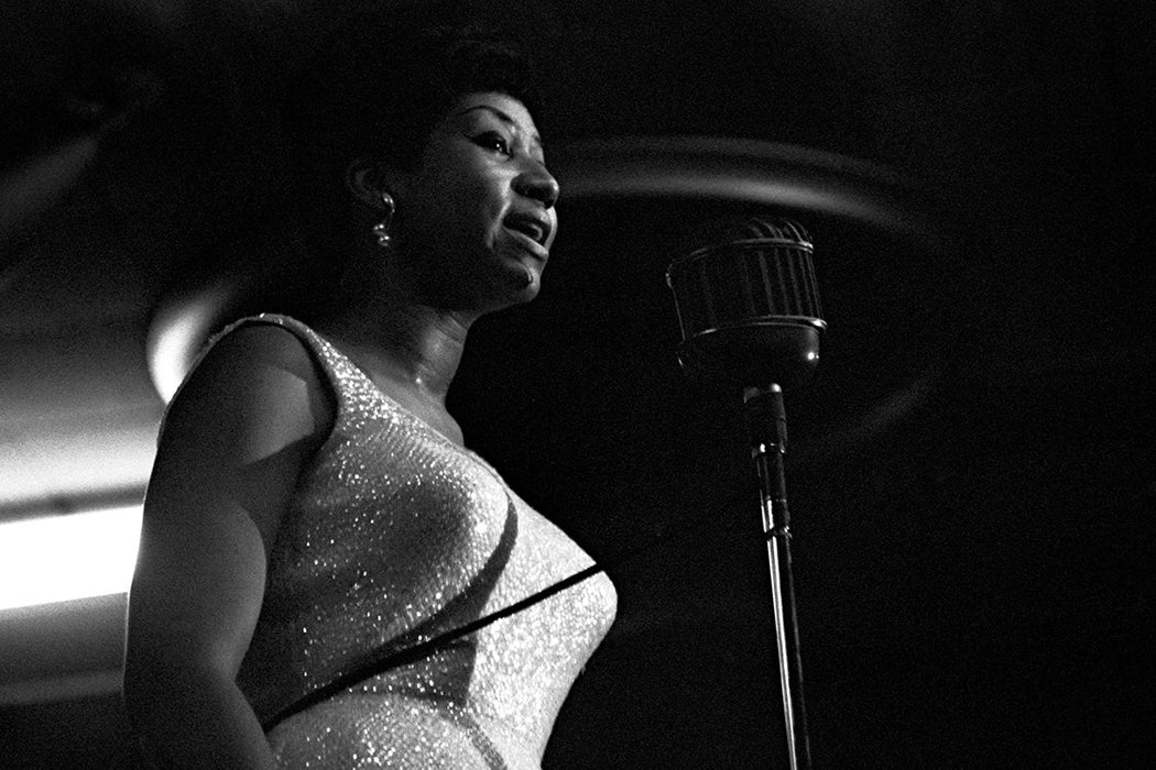 Aretha Franklin performing on stage — Limited Edition Print - Ted Williams