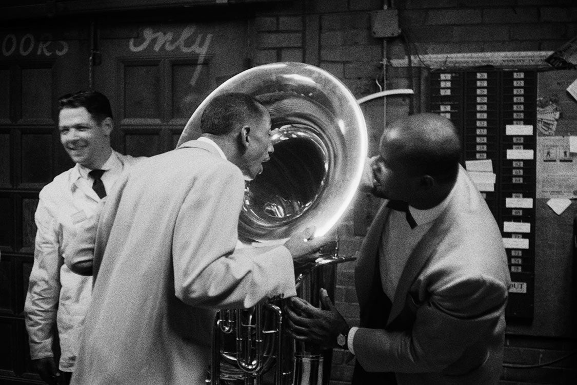 Joe Newman & Eddie Jones at the Playboy Jazz Festival by Ted Williams – Limited Edition Print.