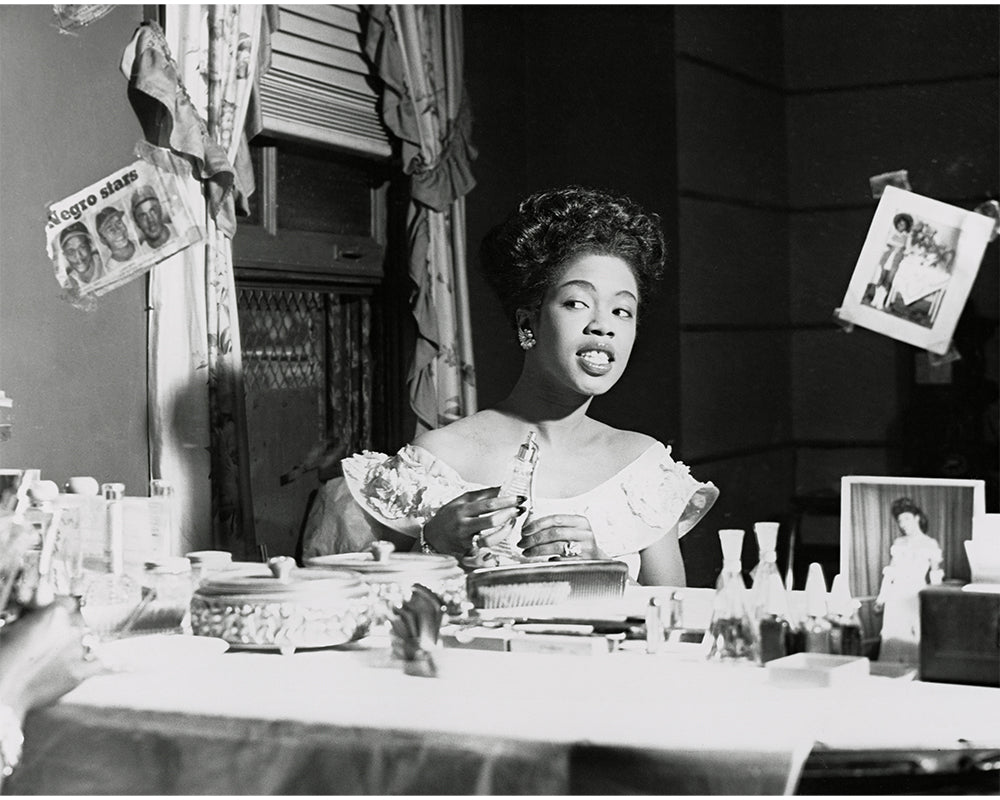 Sarah Vaughan in her dressing room, 1948 — Limited Edition Print - Ted Williams
