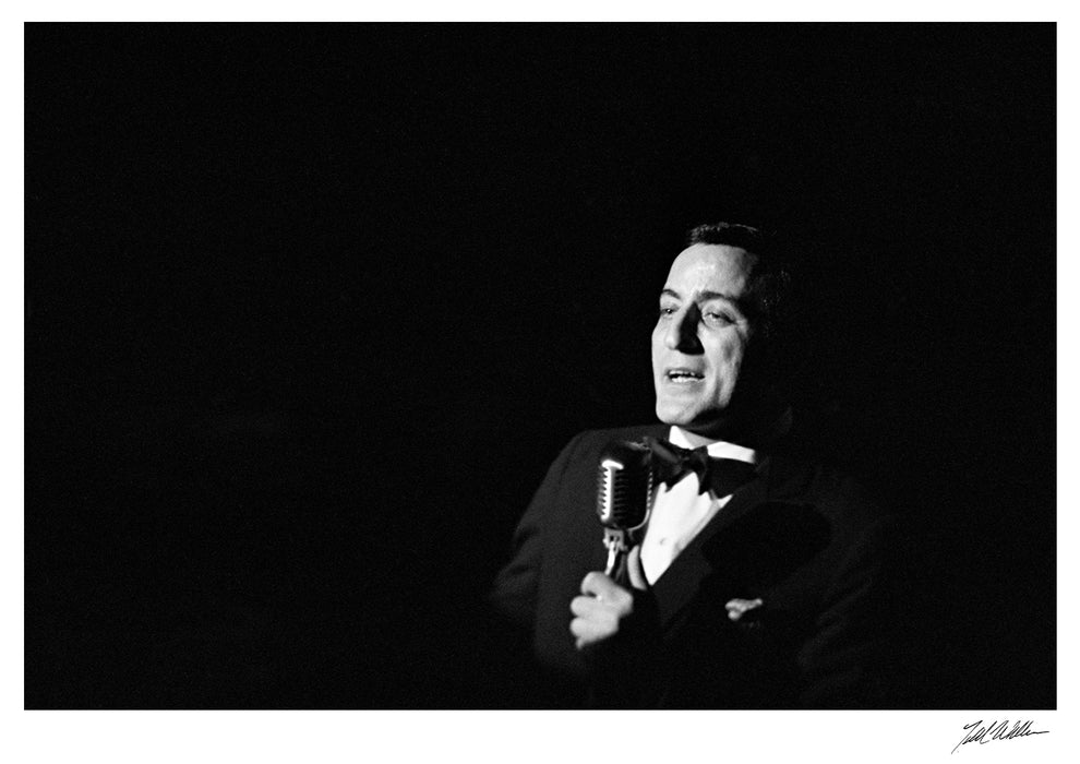 Tony Bennett performing in Chicago, 1961 — Open Edition Print - Ted Williams