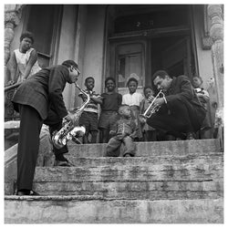 Art Farmer and Benny Golson visting Chicago's South Side — Limited Edition Print - Ted Williams