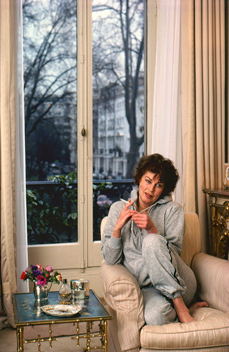 Ava Gardner in her London flat, 1983 — Limited Edition Print - Tom Zimberoff
