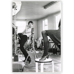 David Bailey leading a photoshoot, 1965 - Vintage Print by Terry O'Neill – Limited Edition Print.