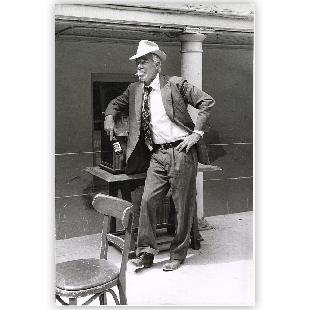 Lee Marvin on the set up "Pocket Money", 1971 — Vintage Print - Terry O'Neill