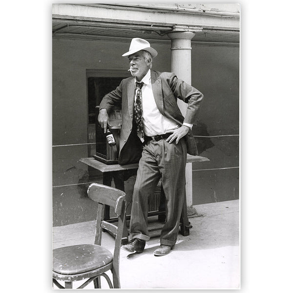 Lee Marvin on the set up "Pocket Money", 1971 — Vintage Print - Terry O'Neill