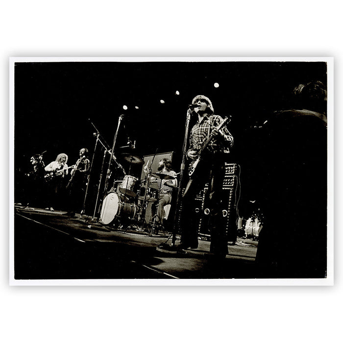Creedence Clearwater Revival at Oakland Coliseum Arena, 1970 — Vintage Print - Ed Caraeff