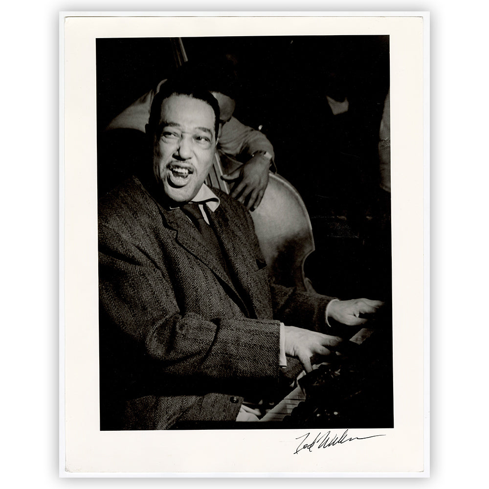 Duke Ellington in Chicago, 1955 — Vintage Print - Ted Williams